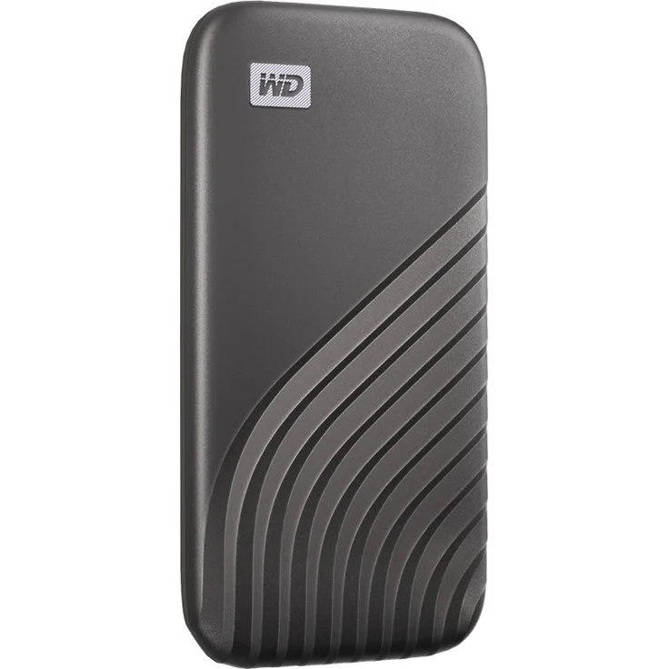 WD My Passport SSD WDBAGF0010BGY - Solid-State-Disk - verschlüsselt - 1 TB - extern (tragbar) - USB 3.2 Gen 2 (USB-C Steckverbinder) - 256-Bit-AES - Space-grau (WDBAGF0010BGY-WESN) – Bild 6