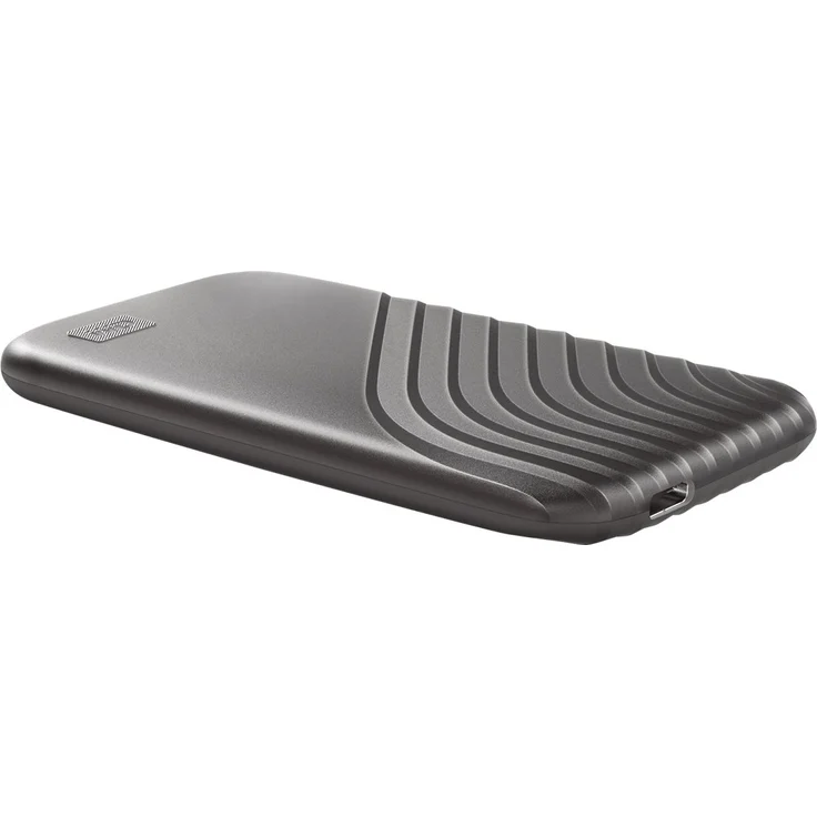 WD My Passport SSD WDBAGF0010BGY - Solid-State-Disk - verschlüsselt - 1 TB - extern (tragbar) - USB 3.2 Gen 2 (USB-C Steckverbinder) - 256-Bit-AES - Space-grau (WDBAGF0010BGY-WESN) – Bild 5