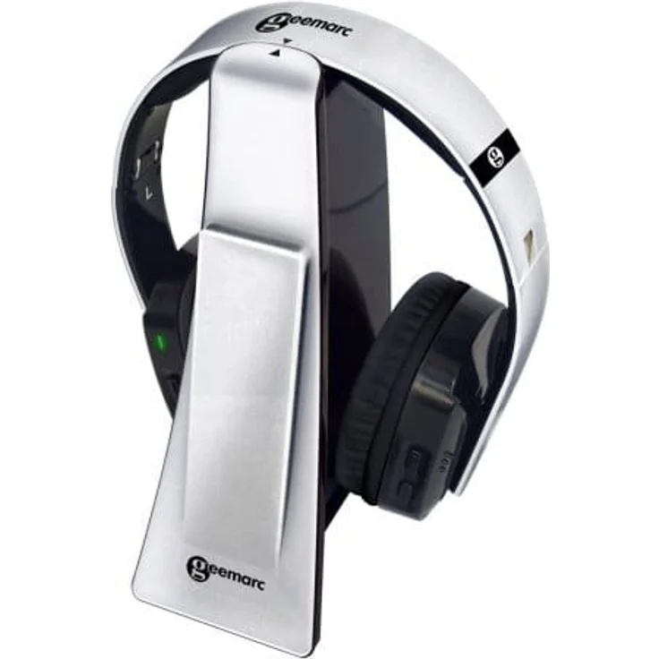 Geemarc CL7400 Opti Funkkopfhörer (Ladestation, Over-Ear, mit digitaler 2,4 GHz Übertragung,Lautstärkeregelung direkt am Kopfhörer, TOSLINK) – Bild 2