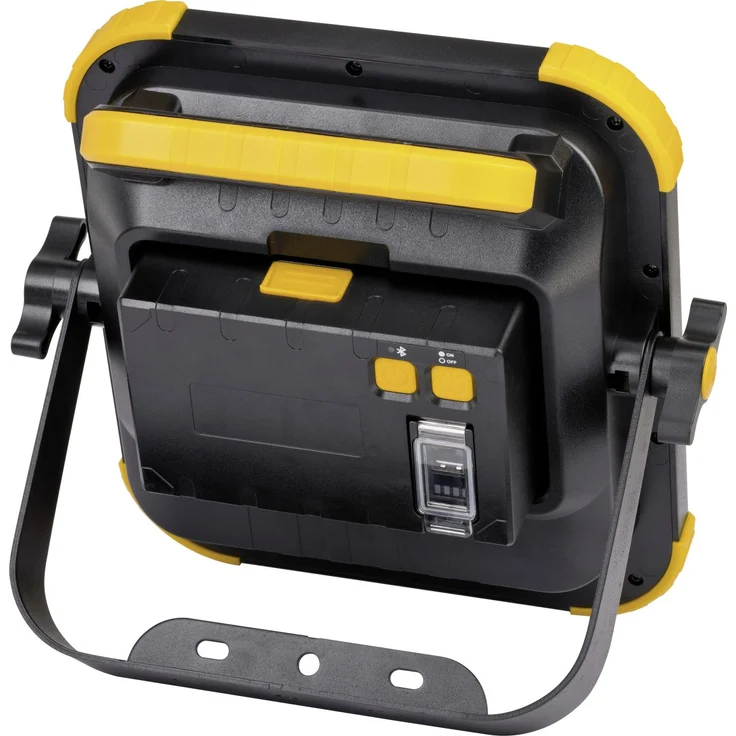 Brennenstuhl Mobiler Akku LED Baustrahler mit Bluetooth Lautsprecher (30 Watt, IP54 für außen und innen, LED Arbeitsstrahler mit integrierter Powerbank) – Bild 2