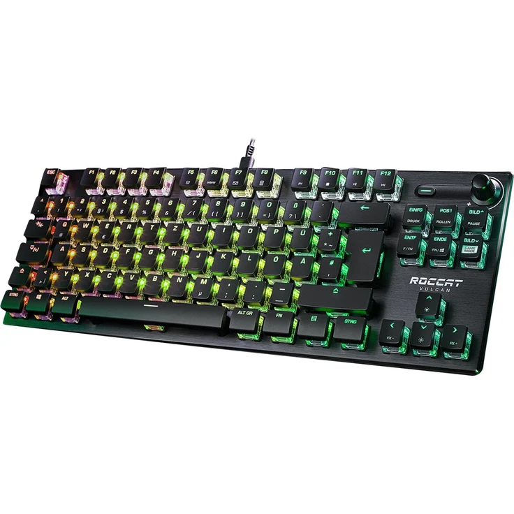 ROCCAT VULCAN TKL PRO - Tastatur - backlit - USB - Deutsch QWERTZ - Roccat Titan Optical Schalter (ROC-12-570) – Bild 5