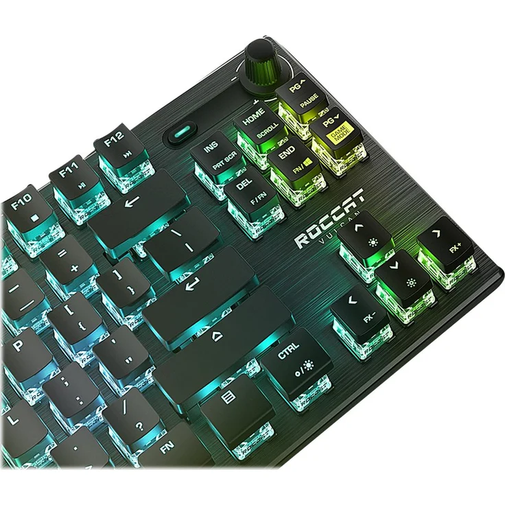 ROCCAT VULCAN TKL PRO - Tastatur - backlit - USB - Deutsch QWERTZ - Roccat Titan Optical Schalter (ROC-12-570) – Bild 2