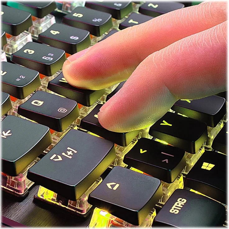 ROCCAT VULCAN TKL PRO - Tastatur - backlit - USB - Deutsch QWERTZ - Roccat Titan Optical Schalter (ROC-12-570) – Bild 8