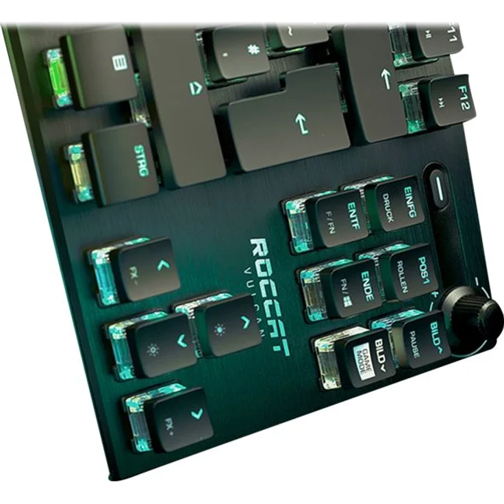 ROCCAT VULCAN TKL PRO - Tastatur - backlit - USB - Deutsch QWERTZ - Roccat Titan Optical Schalter (ROC-12-570) – Bild 7