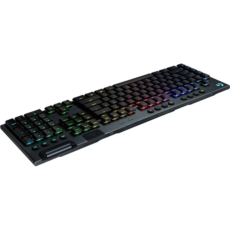 Logitech G915 LIGHTSPEED Wireless RGB Mechanical Gaming Keyboard - GL Tactile - Tastatur - Hintergrundbeleuchtung - Bluetooth, LIGHTSPEED - Nordisch QWERTY - Tastenschalter: GL Tactile - Schwarz – Bild 6