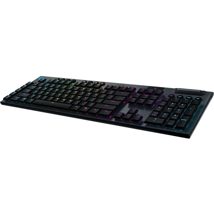 Logitech G915 LIGHTSPEED Wireless RGB Mechanical Gaming Keyboard - GL Tactile - Tastatur - Hintergrundbeleuchtung - Bluetooth, LIGHTSPEED - Nordisch QWERTY - Tastenschalter: GL Tactile - Schwarz – Bild 4