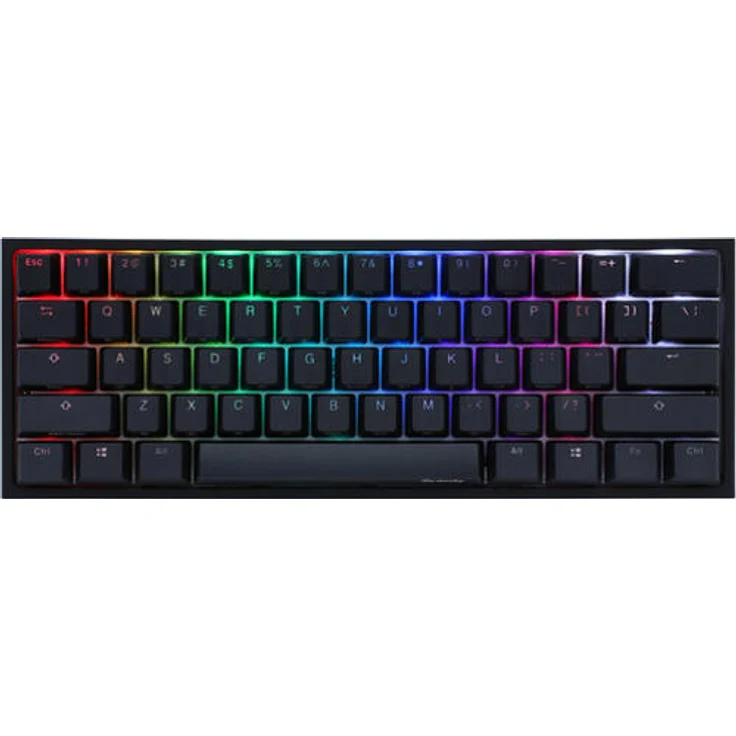 Ducky ONE 2 Mini Gaming Tastatur, MX-Black, RGB-LED, schwarz – Bild 2