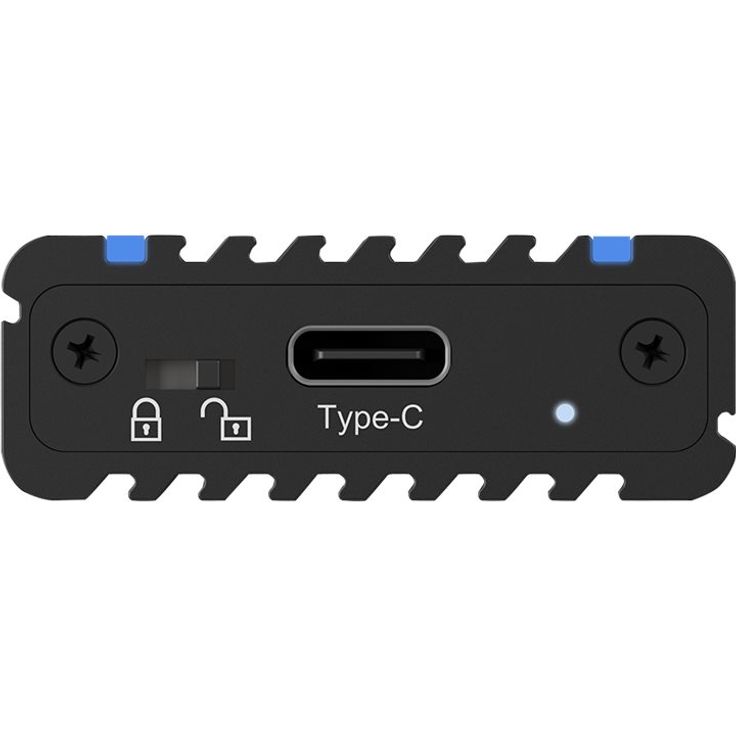 ICY BOX M.2 NVMe Gehäuse mit USB 3.1 Gen2, RGB LED Beleuchtung, Kühlsystem, USB-C, USB-A, PCIe M-Key SSD, Aluminium, Schwarz, IB-1824ML-C31 – Bild 3