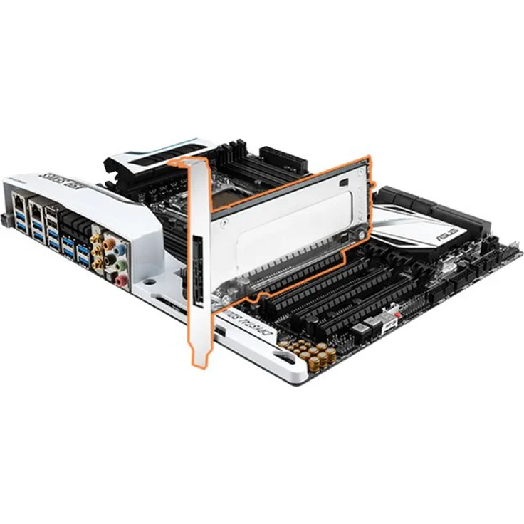 Icy Dock MB840M2P-B Einbaurahmen, schwarz/silber, M.2 NVMe SSD zu PCIe 3.0 x4 – Bild 4