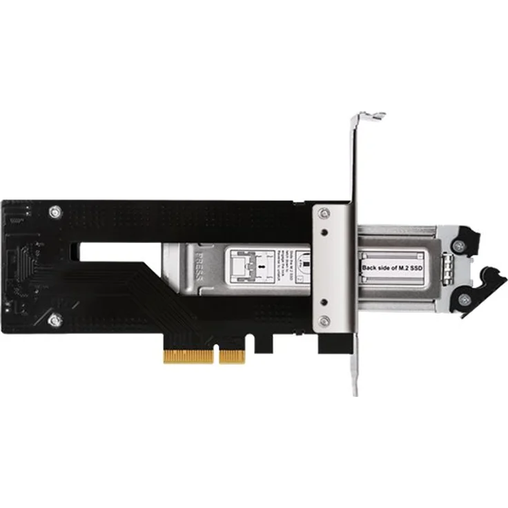 Icy Dock MB840M2P-B Einbaurahmen, schwarz/silber, M.2 NVMe SSD zu PCIe 3.0 x4 – Bild 3