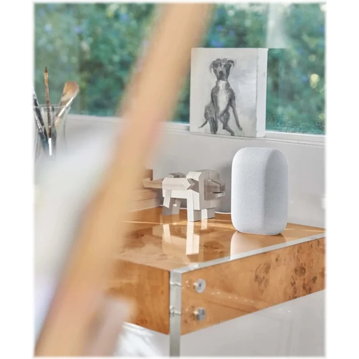 Google Nest Audio Smart Speaker, Kreide (EU-Version) – Bild 6