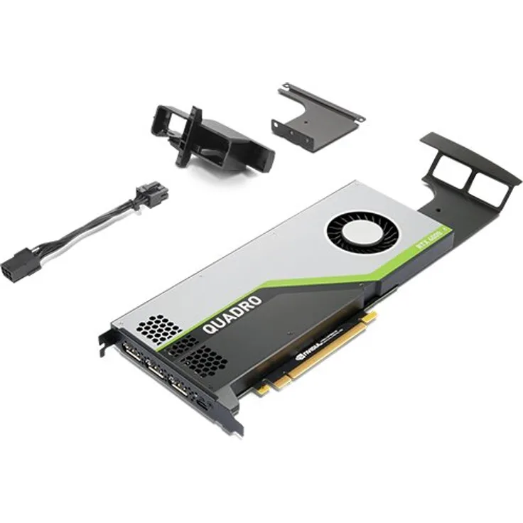NVIDIA Quadro RTX 4000 - Grafikkarten - Quadro RTX 4000 - 8 GB GDDR6 - PCIe 3.0 x16 - 3 x DisplayPort, USB-C - für ThinkStation P330 (2nd Gen), P340, P520, P520c, P720, P920