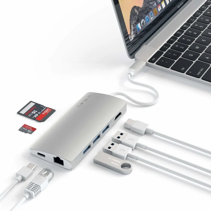 Satechi Type-C Multi-Port Hub 4K Ethernet V2 für Geräte mit USB-C Anschluss - S – Bild 7