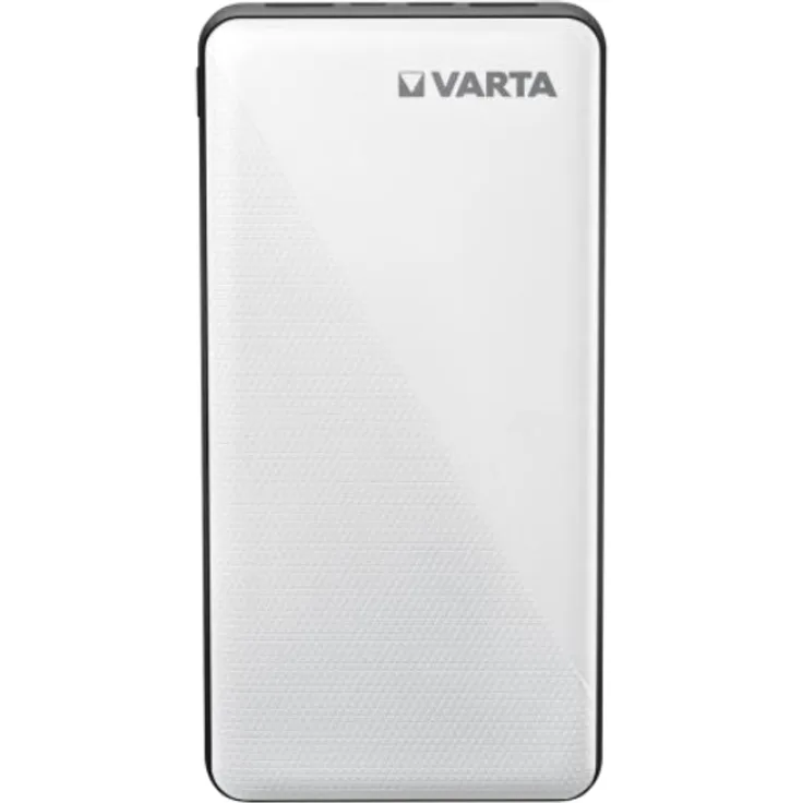 VARTA Power Bank 20000mAh, Powerbank Energy mit 4 Anschlüssen (1x Micro USB, 2x USB A, 1x USB C), kompatibel mit Tablets & Smartphone, inkl. Micro USB Ladekabel