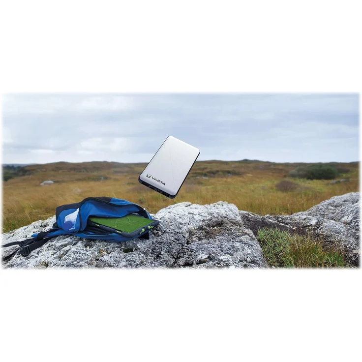 VARTA Power Bank 20000mAh, Powerbank Energy mit 4 Anschlüssen (1x Micro USB, 2x USB A, 1x USB C), kompatibel mit Tablets & Smartphone, inkl. Micro USB Ladekabel – Bild 4