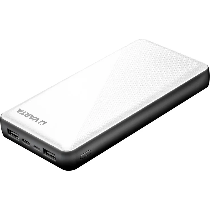 VARTA Power Bank 20000mAh, Powerbank Energy mit 4 Anschlüssen (1x Micro USB, 2x USB A, 1x USB C), kompatibel mit Tablets & Smartphone, inkl. Micro USB Ladekabel – Bild 2