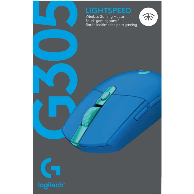 Logitech G305 LIGHTSPEED kabellose Gaming-Maus, HERO 12000 DPI Sensor, 6 Programmierbare Tasten, 250 Stunden Akkulaufzeit, Anpassbare Spielprofile, Leichtgewicht, PC-Mac, Blau - Deutsche Verpackung – Bild 5