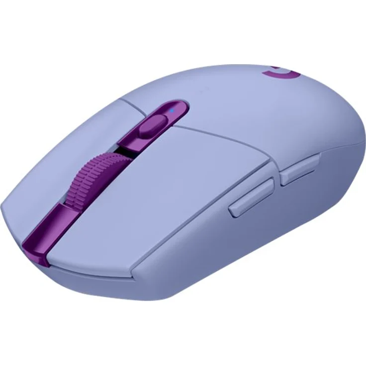 Logitech G305 LIGHTSPEED kabellose Gaming-Maus, HERO 12000 DPI Sensor, 6 Programmierbare Tasten, 250 Stunden Akkulaufzeit, Anpassbare Spielprofile, Leichtgewicht, PC-Mac, Lila - Deutsche Verpackung – Bild 2