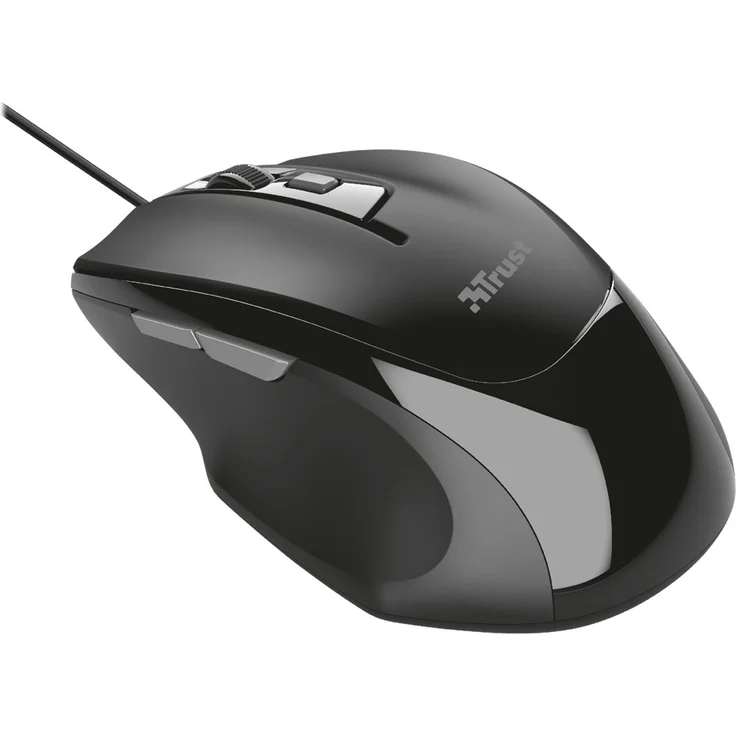 Trust Voca Comfort Maus mit Kabel (800, 1200, 1600 oder 2400 DPI, Kabellänge 160cm) – Bild 6