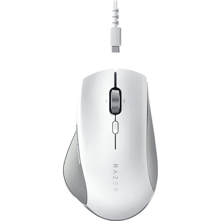 Razer Pro Click - Ergonomische kabellose Profi-Maus für mehr Produktivität im Büro (USB Wireless Office Mouse für PC-Mac, Bluetooth, bis zu 4 Geräte gleichzeitig, bis zu 400 Stunden Akkulaufzeit) – Bild 5