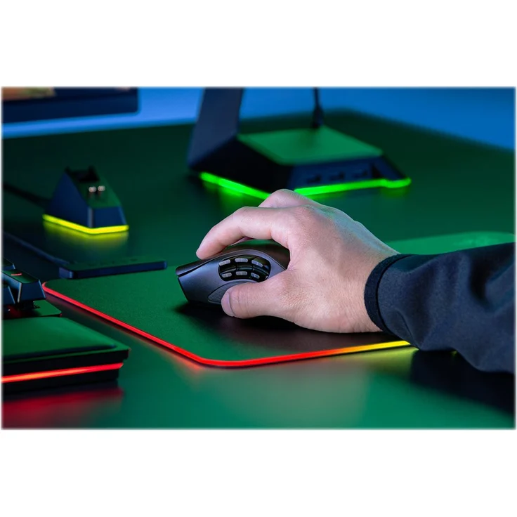 Razer Naga Pro - Modulare kabellose Gaming Maus für MMO, MOBA oder FPS Games mit austauschbaren Seitenteilen (HyperSpeed Wireless, 19 + 1 programmierbare Tasten) – Bild 6