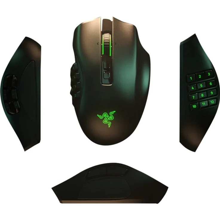 Razer Naga Pro - Modulare kabellose Gaming Maus für MMO, MOBA oder FPS Games mit austauschbaren Seitenteilen (HyperSpeed Wireless, 19 + 1 programmierbare Tasten) – Bild 5