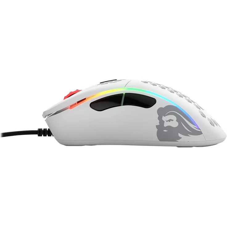 Glorious PC Gaming Race Model D- Gaming-Maus mit Kabel, Weiß Matt – Bild 2