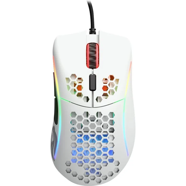 Glorious PC Gaming Race Model D- Gaming-Maus mit Kabel, Weiß Matt – Bild 4