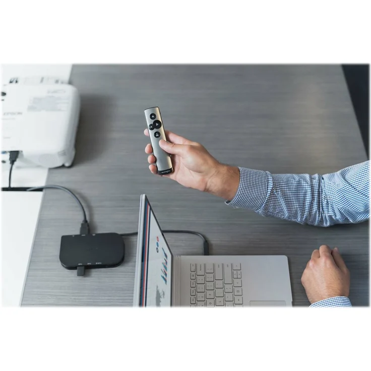 Kensington Presenter, Kabelloser USB-Presenter mit virtuellem Pointer, 15m Reichweite, Ideal für Microsoft PowerPoint in Windows & macOS, K75241EU – Bild 3