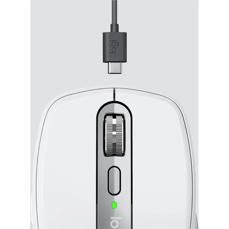 Logitech MX Anywhere 3 kompakte, leistungsstarke Maus Kabellos, Magnetisches Scrollen, ergonomisch, anpassbare Tasten, USB-C, Bluetooth, Apple Mac, iPad, Windows PC, Linux, Chrome - PALE GREY – Bild 9