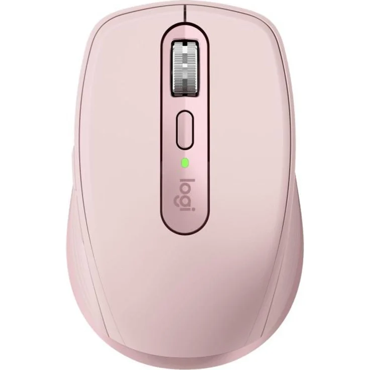Logitech MX Anywhere 3 kompakte, leistungsstarke Maus Kabellos, Magnetisches Scrollen, ergonomisch, anpassbare Tasten, USB-C, Bluetooth, Apple Mac, iPad, Windows PC, Linux, Chrome - ROSE – Bild 2