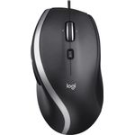 Logitech M500s Kabelgebundene Maus mit fortschrittlicher hyperschneller Scroll- und Kippfunktion, anpassbaren Tasten, hochpräziser Abtastung mit DPI-Schalter, USB-Plug&Play - Grau