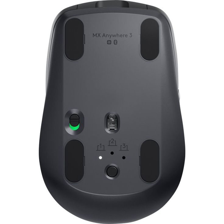 Logitech MX Anywhere 3 kompakte, leistungsstarke Maus Kabellos, Magnetisches Scrollen, ergonomisch, anpassbare Tasten, USB-C, Bluetooth, Apple Mac, iPad, Windows PC, Linux, Chrome - GRAPHITE – Bild 8
