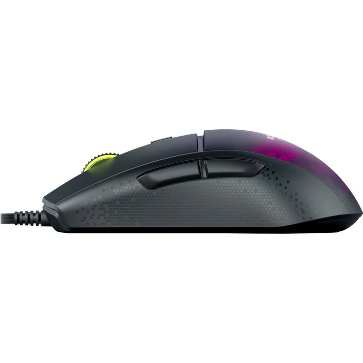 Roccat Burst Pro - Extrem leichte Optical Pro Gaming Maus (hohe Präzision, Optischer Owl-Eye Sensor (100 bis 16.000 Dpi), RGB AIMO LED Beleuchtung, 68g leicht, Designt in Deutschland), schwarz – Bild 2