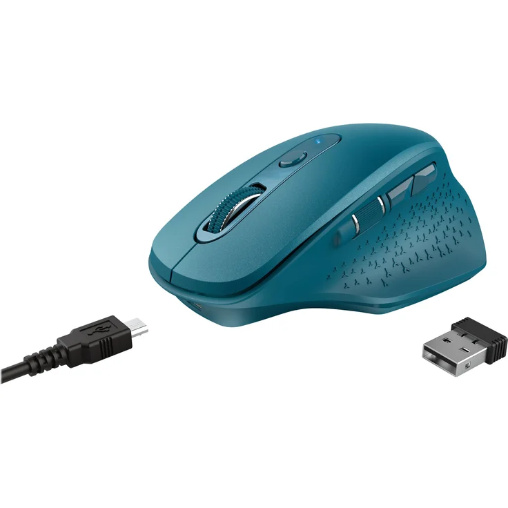TRUST Ozaa Rechargeable Mouse Black Blau (17620319103) – Bild 9