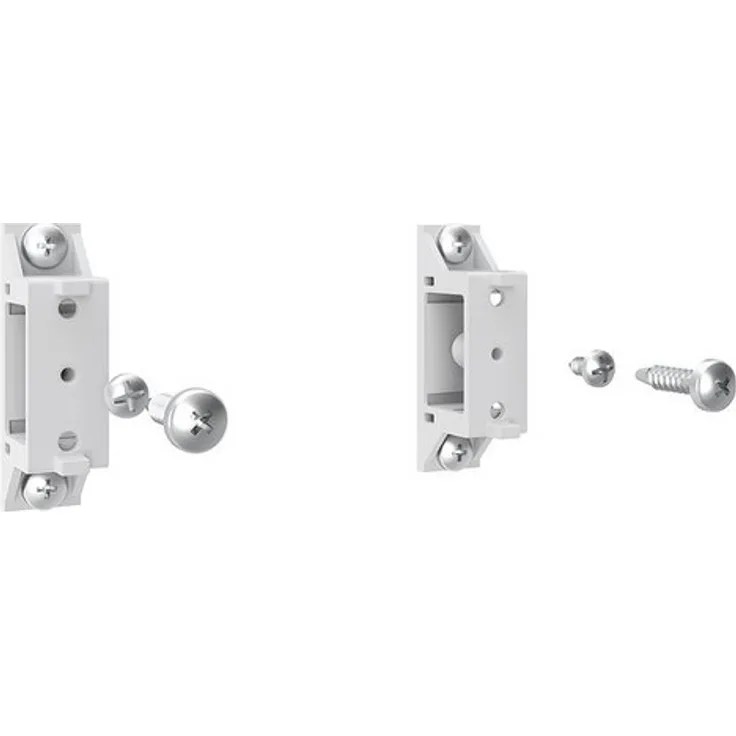 ABN BraunHutschienenhalter isoliert fuer 15mm Hutschiene 15mm