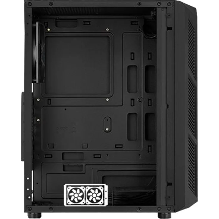 Aerocool Prime, ATX PC-Gehäuse, ARGB Dreifach-Front, Gehärtetes Glas,Lüfter 12cm – Bild 6