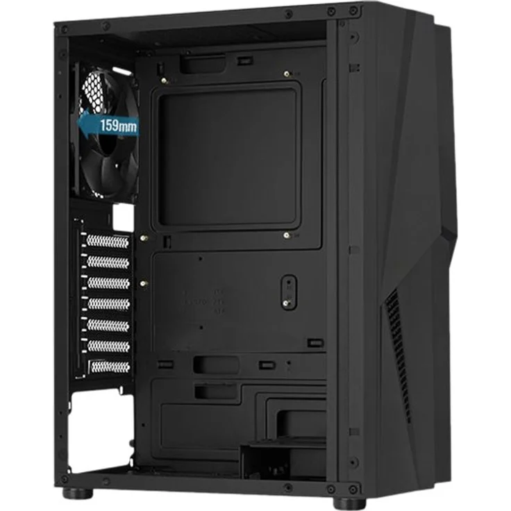 Aerocool Mecha, ATX PC-Gehäuse, ARGB Front, Gehärtetes Glas, Lüfter 12cm – Bild 4