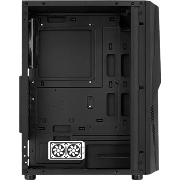 Aerocool Mecha, ATX PC-Gehäuse, ARGB Front, Gehärtetes Glas, Lüfter 12cm – Bild 3