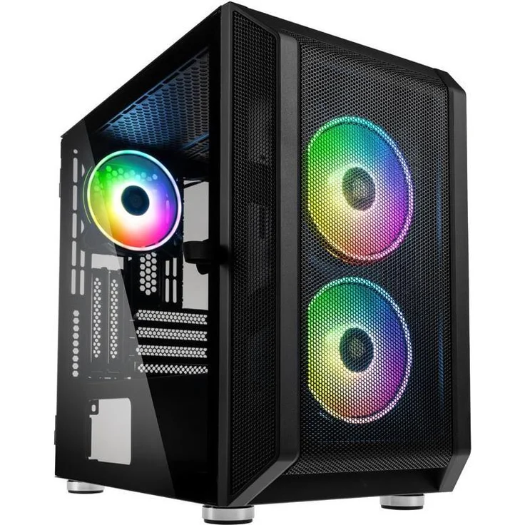 Kolink Citadel Mesh RGB Micro-ATX Gehäuse - schwarz – Bild 2