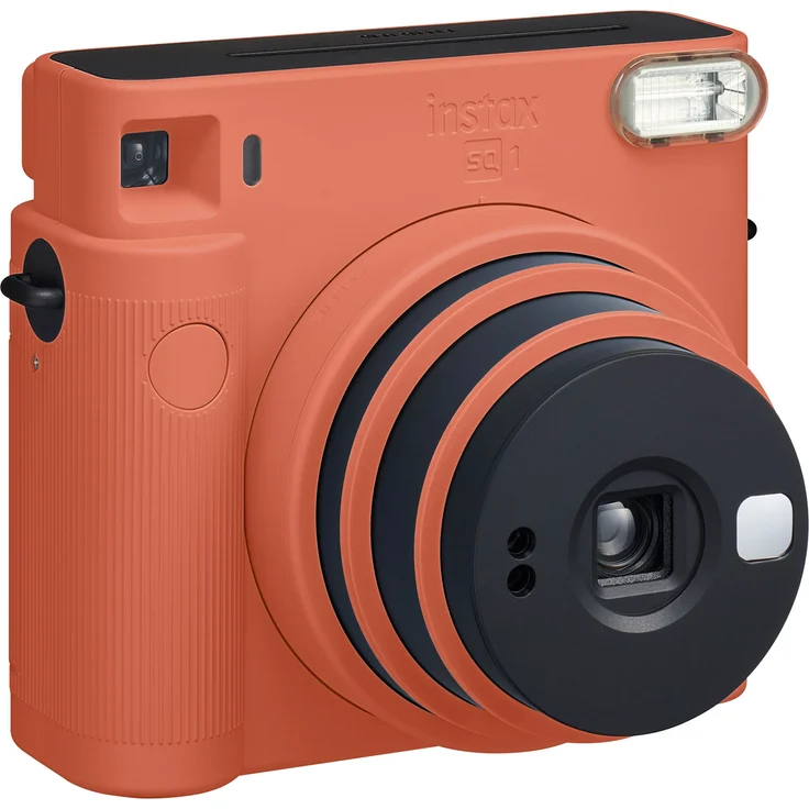 Fujifilm Instax SQUARE SQ1 terracotta orange EX D Sofortbildkamera – Bild 3
