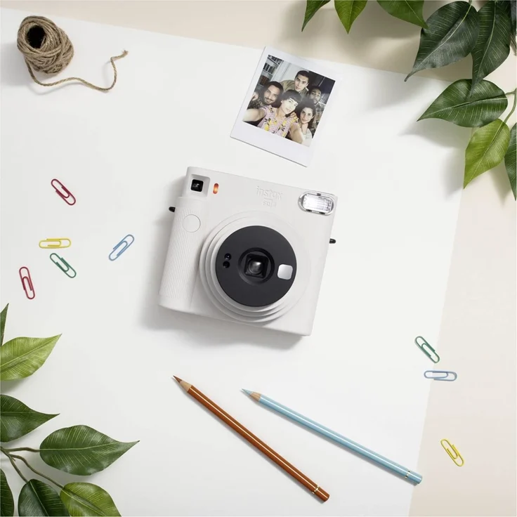 Fujifilm Instax SQUARE SQ1 chalk white EX D Sofortbildkamera – Bild 2