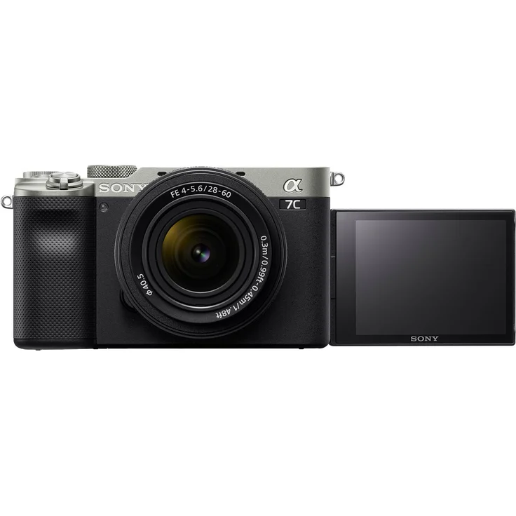 Sony Alpha 7C Vollformat-Systemkamera (24,2 MP, E-Mount, Touch-Display, 5-Achsen-Bildstabilisierung), silber inkl. Sony E 28-60mm F4,5-5,6 Zoom-Objektiv – Bild 6
