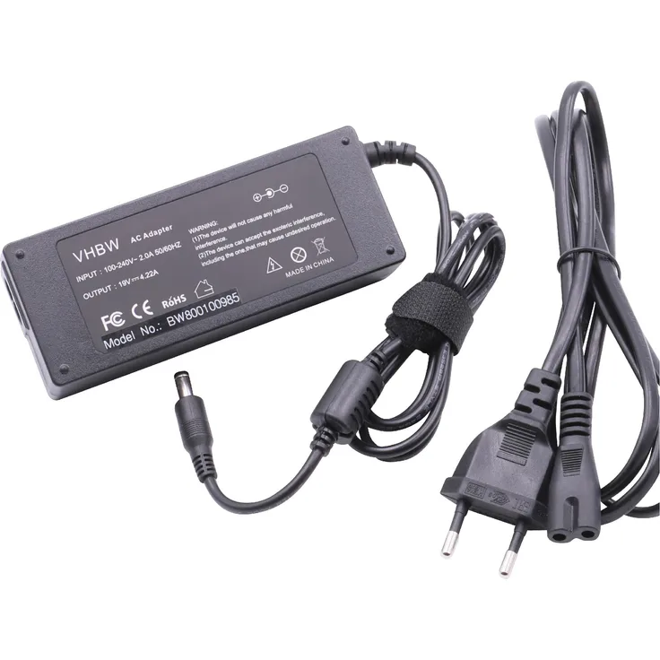 VHBW Laptop-Netzteil 19V 4.22A 80W passend für Fujitsu-SIEMENS Lifebook A1010 A 1010, S7210 S 7210 ersetzt CA01007-0920