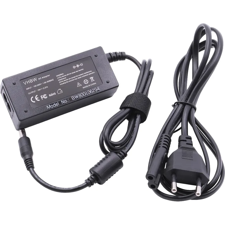 VHBW 220V Laptop Netzteil, Ladekabel für Toshiba Satellite C660 Serie, C660D-14E, C660D-15H, C660D-15X, C660D-15Z, C660D-16Q wie PA3822.