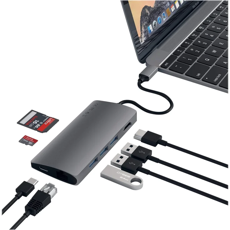 Satechi USB-C Multi-Port Adapter 4K Ethernet V2 – Bild 4