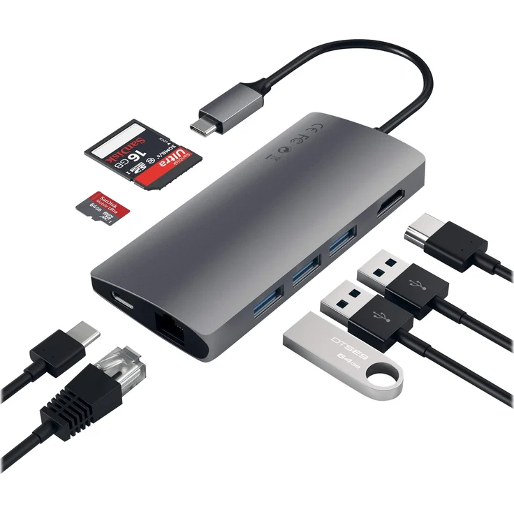 Satechi USB-C Multi-Port Adapter 4K Ethernet V2 – Bild 5