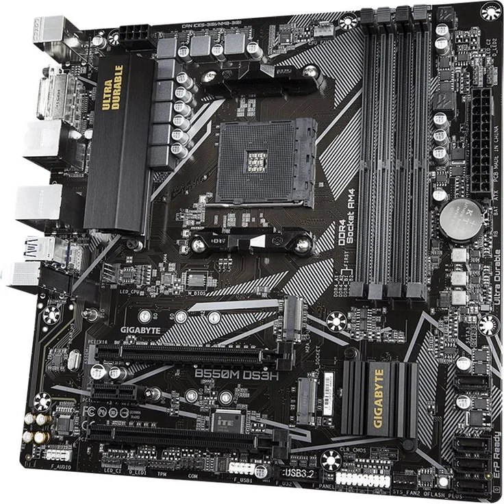 Gigabyte B550M DS3H - micro ATX, AMD B550, Sockel AM4, Dual-channel DDR4-SDRAM (GA-B550M-DS3H) – Bild 2