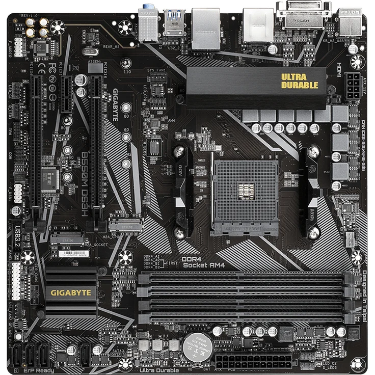 Gigabyte B550M DS3H - micro ATX, AMD B550, Sockel AM4, Dual-channel DDR4-SDRAM (GA-B550M-DS3H) – Bild 5