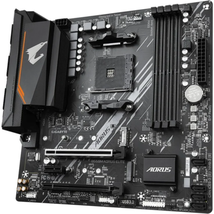 Gigabyte B550M AORUS ELITE - micro ATX, AMD B550, Sockel AM4, Dual-channel DDR4-SDRAM (GA-B550M-AOURUS ELITE) – Bild 4